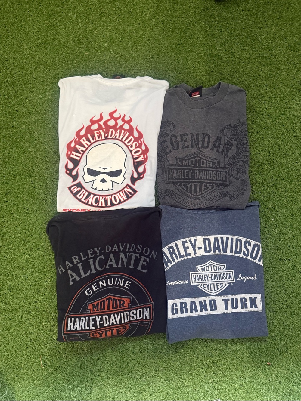 4 Harley-Davidson Mens Graphic Tee bundle size Large